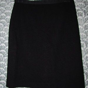 ISAAC MIZRAHI for Target Black Boucle Pencil Skirt